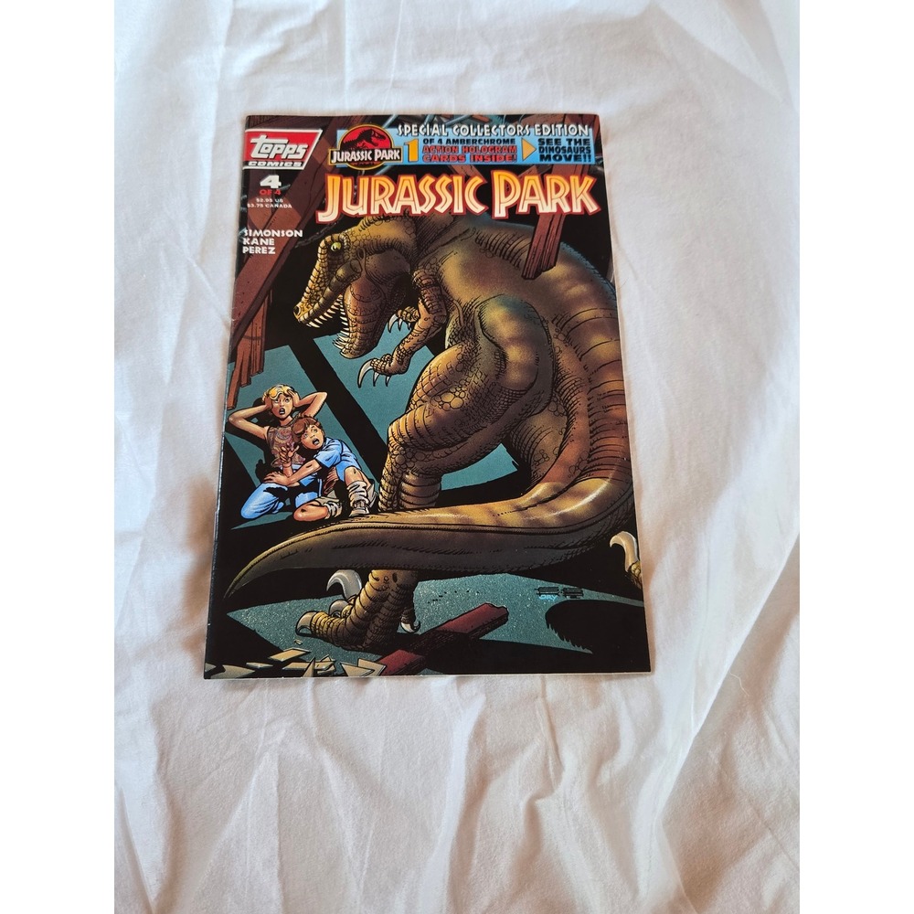 Jurassic Park 4 Topps Comics 1993 Special Collectors Edition Mortal Monday Ad